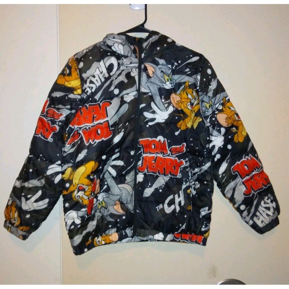 Tom And Jerry Jacket Limited Edition Puffer Coat Boys Large